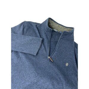 Izod Mens XL Quarter-Zip Heathered‎ Pullover Sweater